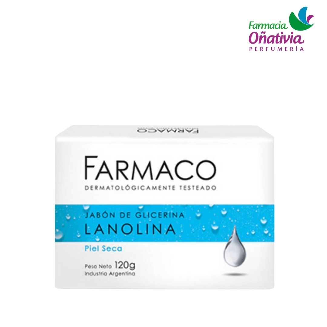 FARMACO JABON DE GLICERINA PARA PIEL SENSIBLE 120G